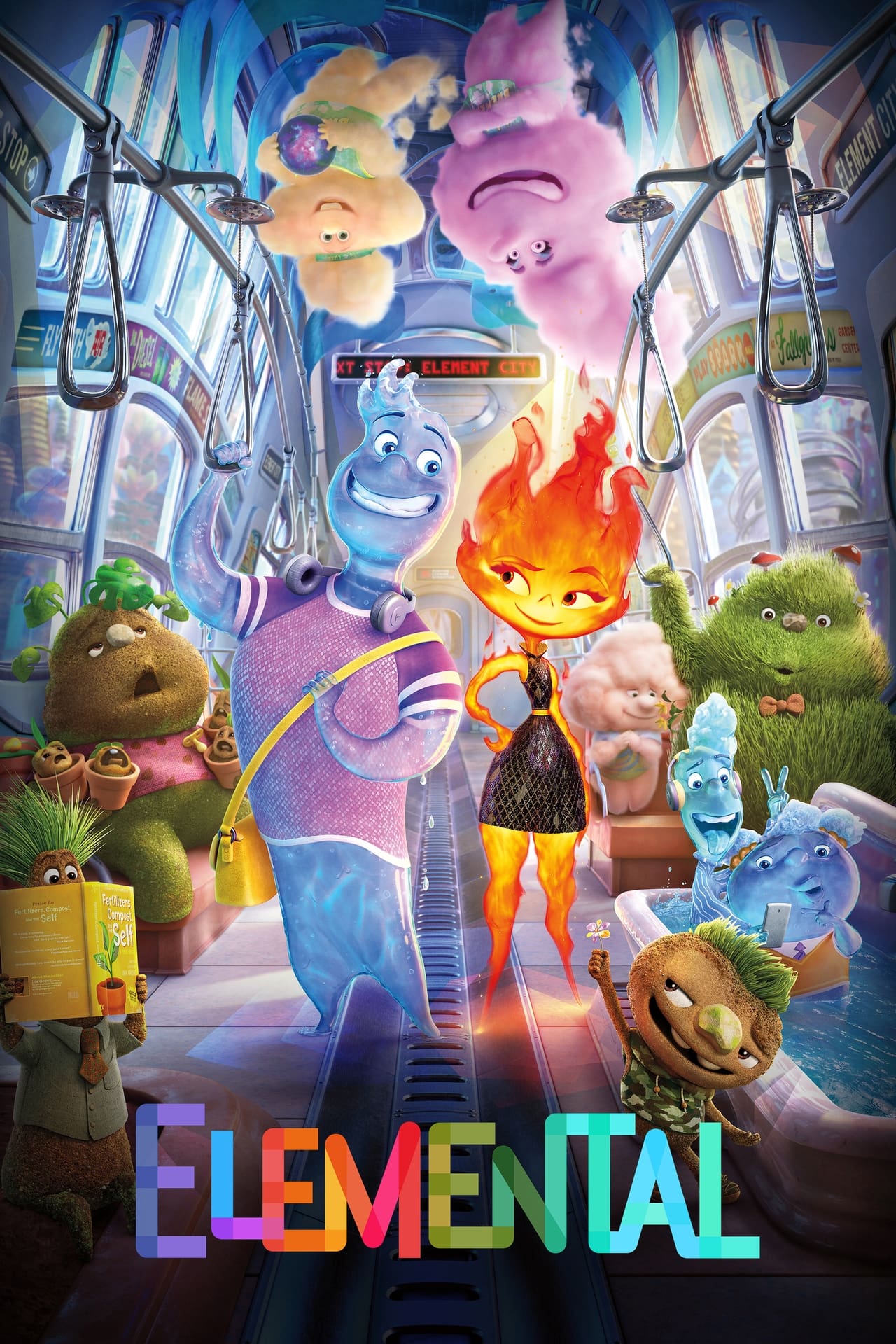 Disney & Pixar's Elemental Poster